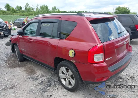 2012 Jeep Compass Latitude z USA, uszkodzony, nr VIN 1C4NJDEB6CD524495